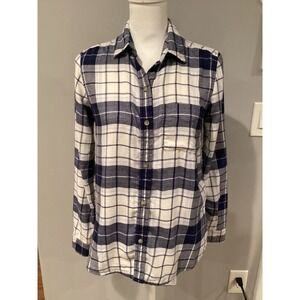 Womens American Eagle Ahh Mazingly Soft Flannel Shirt Boyfriend XS